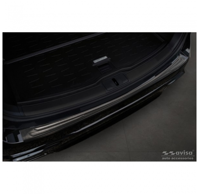 Protector de parachoques trasero de acero inoxidable negro adecuado para Lexus RX V 2022-
