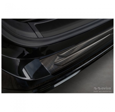 Protector de parachoques trasero de acero inoxidable negro adecuado para Lexus RX V 2022-