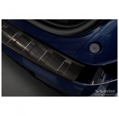 Protector de parachoques trasero en acero inoxidable para Renault Megane E-Tech 2022- 'Ribs'.