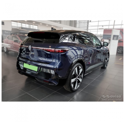 Protector de parachoques trasero en acero inoxidable para Renault Megane E-Tech 2022- 'Ribs'.