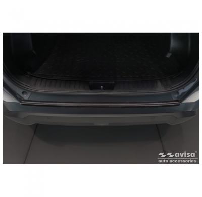 Protector de parachoques trasero de acero inoxidable negro apto para Hyundai Kona II (SX2) 2023-