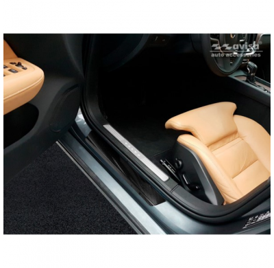 Protector Puerta Carbono 3d Volvo V60 Ii 2018- 4-Piezas