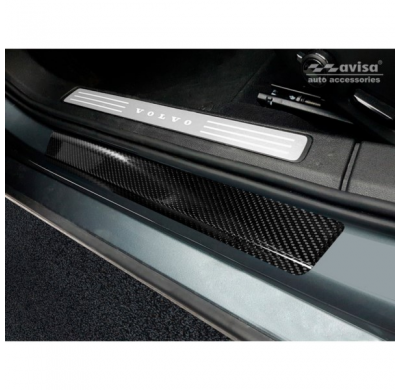 Protector Puerta Carbono 3d Volvo V60 Ii 2018- 4-Piezas