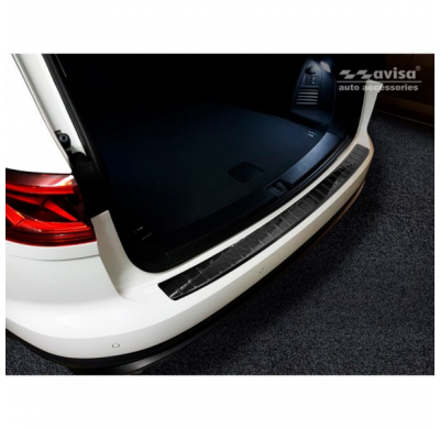 Protector Paragolpes Trasero Carbono 3d Volkswagen Touareg (Cr7) 2018-