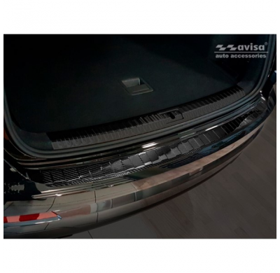 Protector Paragolpes Trasero Carbono 3d Audi Q3 Ii 2019-