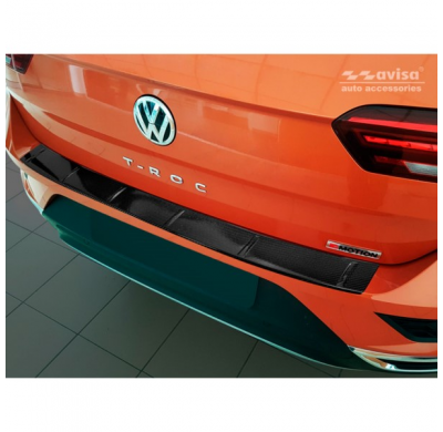 Protector Paragolpes Trasero Carbono 3d Volkswagen T-Roc 2017-