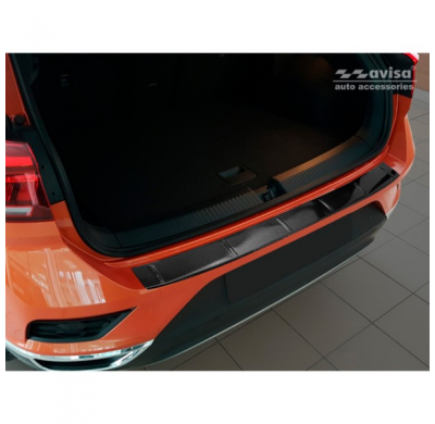 Protector Paragolpes Trasero Carbono 3d Volkswagen T-Roc 2017-