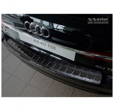 Protector Paragolpes Trasero Carbono 3d Audi A6 (C8) Avant 2018-