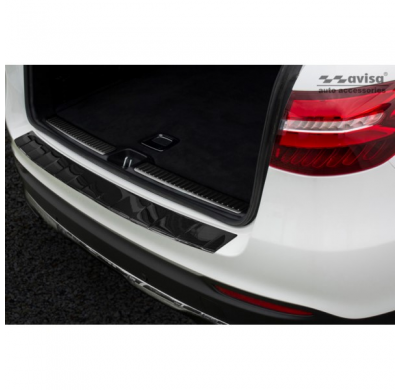 Protector Paragolpes Trasero Carbono 3d Mercedes Glc 2015-
