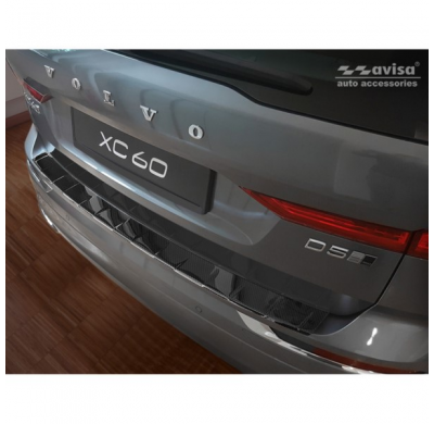Protector Paragolpes Trasero Carbono 3d Volvo Xc60 Ii 2017-
