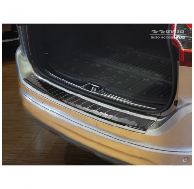 Protector Paragolpes Trasero Carbono 3d Volvo Xc60 Facelift 2013-2016