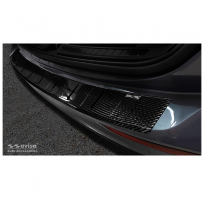 Protector Trasero De Paragolpes Carbono Real 3d Para Volvo V60 2018- 'Ribs'