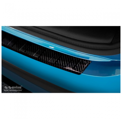 Protector Trasero De Paragolpes Carbono Real 3d Para Nissan Qashqai Ii Facelift 2017- 'Ribs'