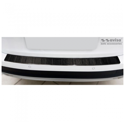 Protector Trasero De Paragolpes Carbono Real 3d Para Audi A4 Alrroad (B9) 2016- 'Ribs'