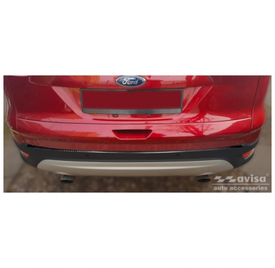 Protector Trasero De Paragolpes Carbono Real 3d Para Kuga Ii 2013-2019 'Ribs'