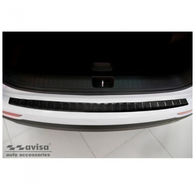 Protector De Paragolpes Trasero Carbono 3d Real Para Kia Sportage Iv Facelift 2018-2021 'Ribs'