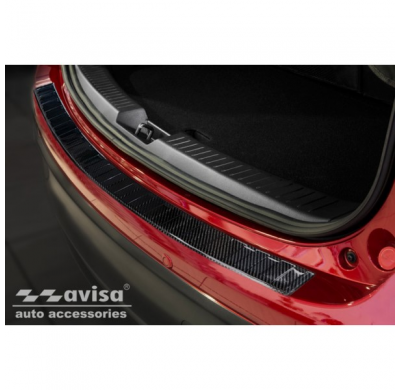 Protector Trasero De Paragolpes Carbono Real 3d Para Mazda Cx-5 2012-2017 'Ribs'
