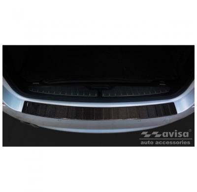 Protector Trasero De Paragolpes Carbono Real 3d Para Bmw 5-Series F11 Touring 2010-2016 'Ribs'