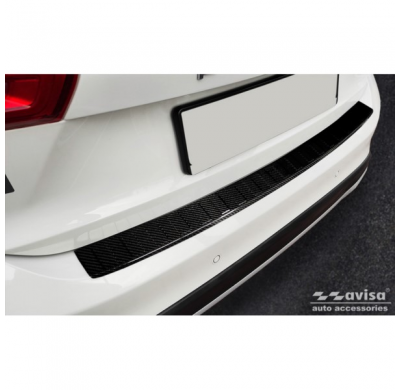 Protector De Parachoques Trasero De Carbono Real 3d Valido Para Ford Focus Hatchback 5 Puertas 2018- 'Ribs'