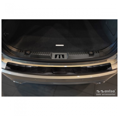 Protector De Paragolpes Trasero Carbono 3d Real Para Ford Edge Ii Facelift 2018- Incl. St-Line Y Vignale 'Ribs'