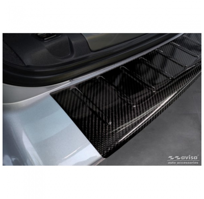 Protector De Paragolpes Trasero Carbono 3d Real Para Peugeot 508 I Sw 2011-2014 Y Facelift 2014-2018 'Ribs'