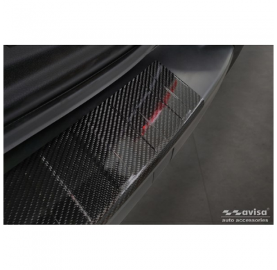 Protector De Paragolpes Trasero Carbono 3d Real Para Peugeot Traveller 2016- 'Ribs'