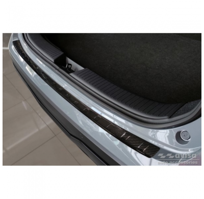 Protector De Paragolpes Trasero Carbono 3d Real Para Nissan Qashqai Iii 2021- 'Ribs'