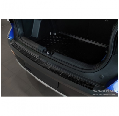 Protector De Paragolpes Trasero Carbono 3d Real Para Hyundai Bayon 2021- 'Ribs'