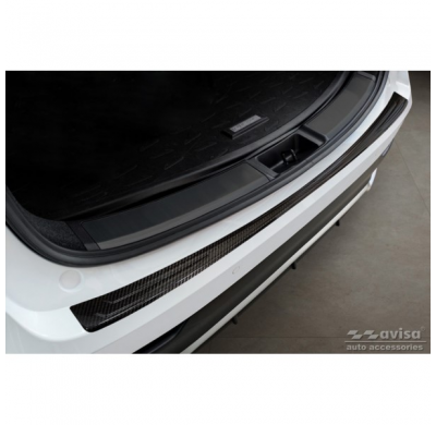 Protector de parachoques trasero de carbono 3D real adecuado para Lexus NX 2021- 'Ribs'