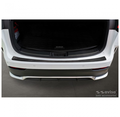 Protector de parachoques trasero de carbono 3D real adecuado para Lexus NX 2021- 'Ribs'