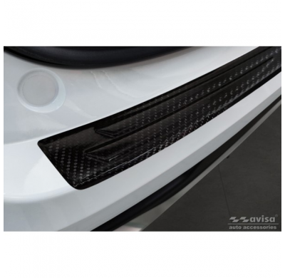 Protector de parachoques trasero de carbono 3D real adecuado para Lexus NX 2021- 'Ribs'