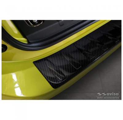 Protector de parachoques trasero Real 3D Carbon adecuado para Volkswagen ID.Buzz & ID.Buzz Cargo 2022- 'Ribs'