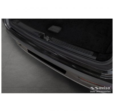 Protector de parachoques trasero Real 3D Carbon apto para Mercedes EQC (N293) 2019-