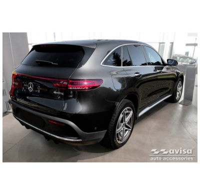 Protector de parachoques trasero Real 3D Carbon apto para Mercedes EQC (N293) 2019-