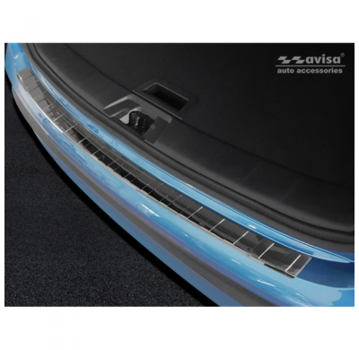 Protector De Paragolpes Acero Inox Negro Nissan Qashqai Ii Facelift 2017- 'Ribs'