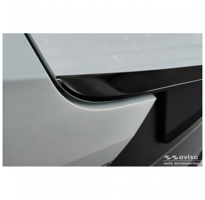 Cubierta embellecedora de puerta trasera de maletero de acero inoxidable cromado negro adecuada para Renault Captur II 2019- y M