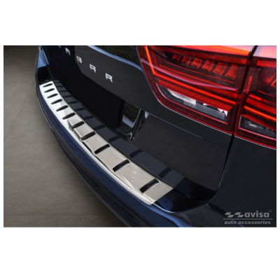 Protector de parachoques trasero de acero inoxidable para Volkswagen Sharan II y Seat Alhambra II 2010- 'STRONG EDITION'