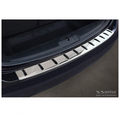 Protector de parachoques trasero de acero inoxidable para Volkswagen Sharan II y Seat Alhambra II 2010- 'STRONG EDITION'