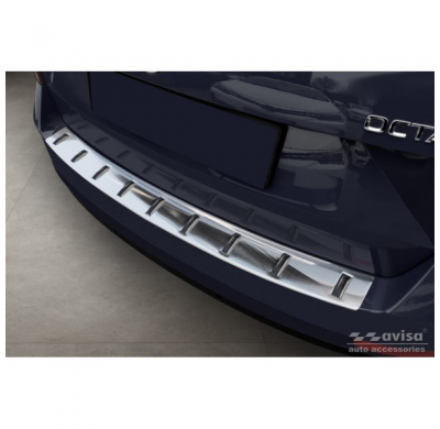 Protector de parachoques trasero de acero inoxidable para Skoda Octavia III Combi Facelift 2017-2020 'STRONG EDITION'