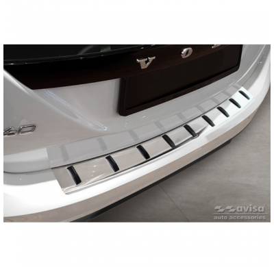 Protector de parachoques trasero de acero inoxidable para Volvo V60 2010-2018 y V60 Cross country 2015-2018 'STRONG EDITION'