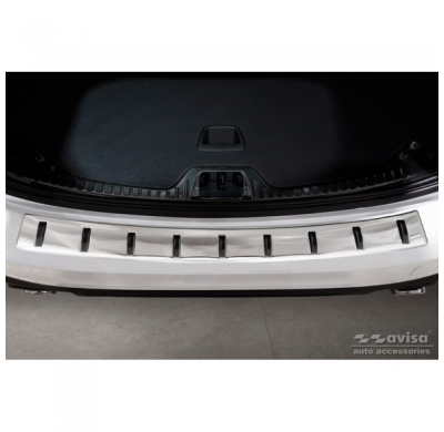 Protector de parachoques trasero de acero inoxidable para Volvo V60 2010-2018 y V60 Cross country 2015-2018 'STRONG EDITION'