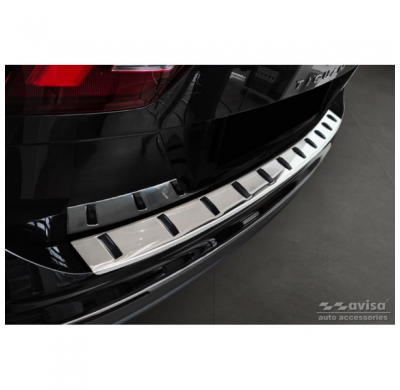 Protector de parachoques trasero de acero inoxidable para Volkswagen Tiguan II 2016-2020 y Facelift 2020- 'STRONG EDITION'