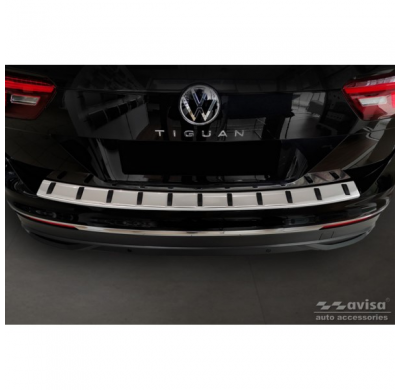 Protector de parachoques trasero de acero inoxidable para Volkswagen Tiguan II 2016-2020 y Facelift 2020- 'STRONG EDITION'