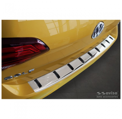 Protector de parachoques trasero de acero inoxidable para Volkswagen Golf VII HB 3/5 puertas 2012-2017 y Facelift 2017-2019 'STR