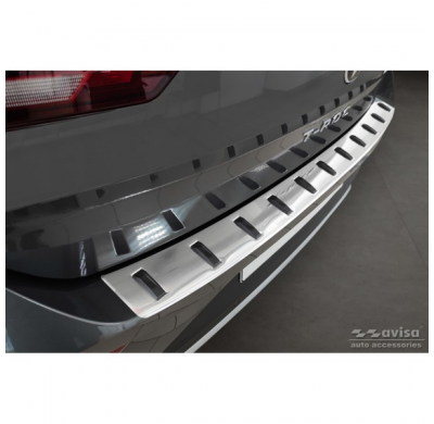 Protector de parachoques trasero de acero inoxidable para Volkswagen T-Roc & T-Roc Cabrio 2017-2022 & Facelift 2022- 'STRONG EDI