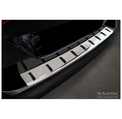 Protector de paragolpes trasero de acero inoxidable para Volkswagen Golf VII Variant incl. Alltrack 2012-2017 'EDICIÓN FUERTE'