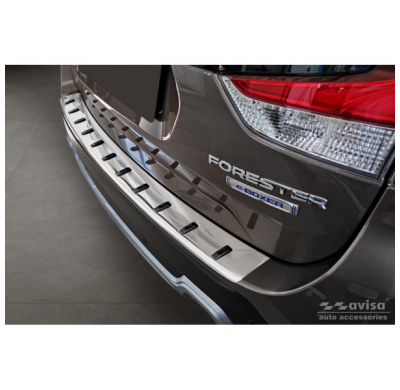 Protector de paragolpes trasero de acero inoxidable para Subaru Forester (SK) 2018- 'STRONG EDITION'
