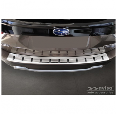 Protector de paragolpes trasero de acero inoxidable para Subaru Forester (SK) 2018- 'STRONG EDITION'