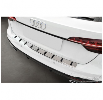 Protector de parachoques trasero de acero inoxidable para Audi A4 Avant B9 (incl. S-Line) 2015-2019 y Facelift 2019- - 'STRONG E