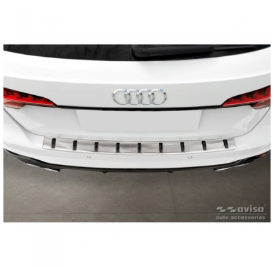 Protector de parachoques trasero de acero inoxidable para Audi A4 Avant B9 (incl. S-Line) 2015-2019 y Facelift 2019- - 'STRONG E